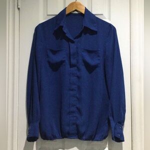 Katie Women’s Rayon Double Chest Pocket Blouse